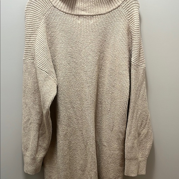 Old Navy Beige Cowl Neck Sweater - Picture 4 of 4